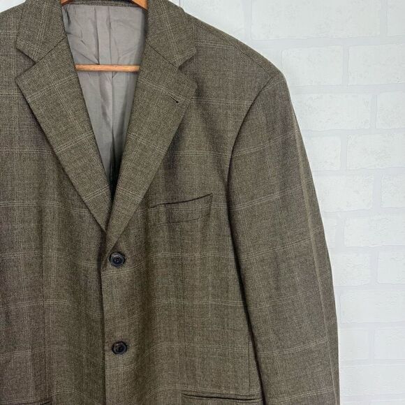 Hugo Boss X Loro Piana Mens blazer size 40 R 100 Virgin Wool Made in USA - Picture 8 of 16